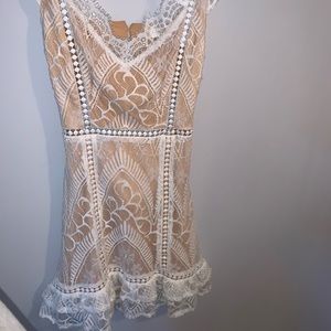 Honey boutique white lace dress